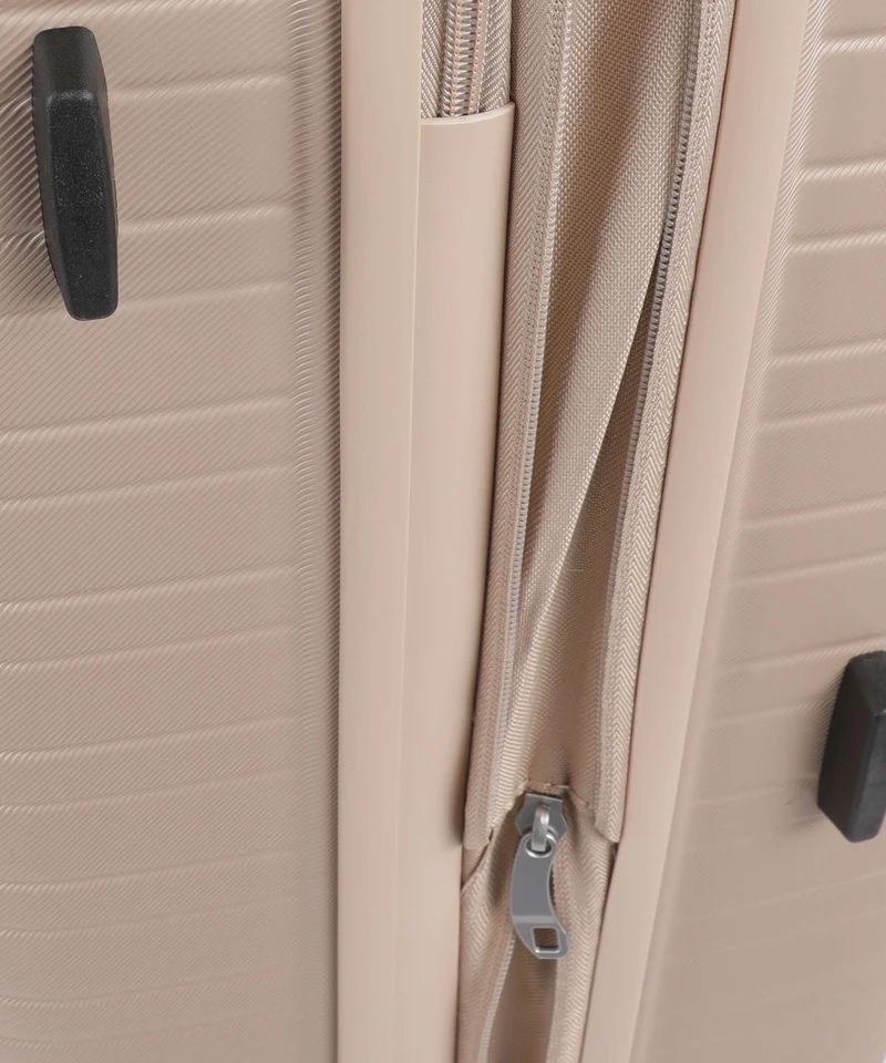 American Tourister Flashline Maleta con 4 ruedas ivory gold