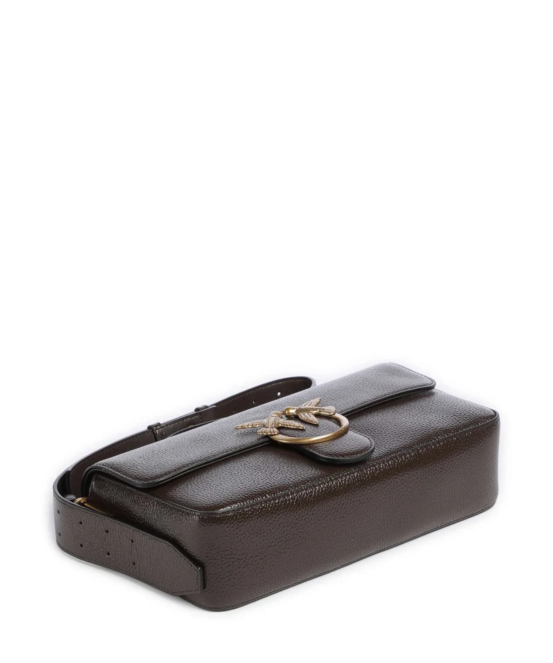 Pinko Love One Classic Slouchy Bolso de hombro marrone/chicco di caffe/antique