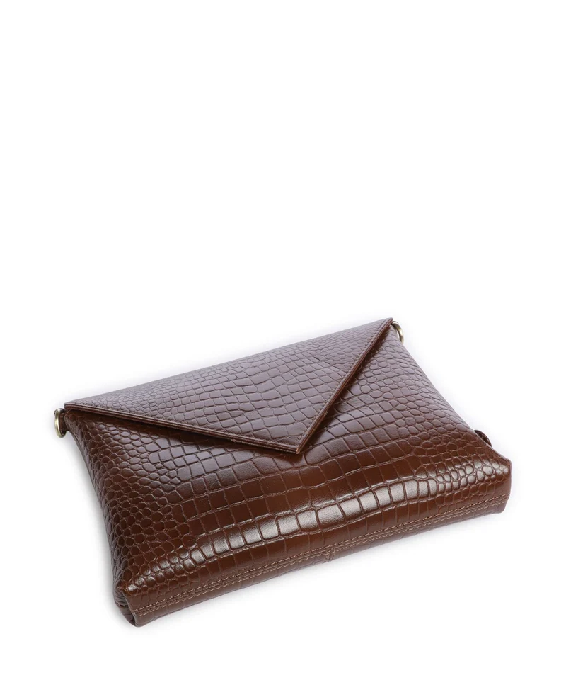 Depeche Fashion Favourites Bandolera cognac croco