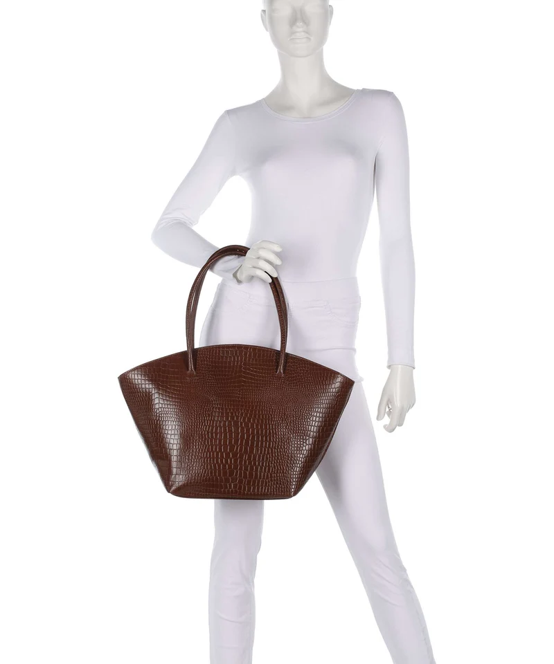 Depeche Fashion Favourites Bolsa shopping cognac croco