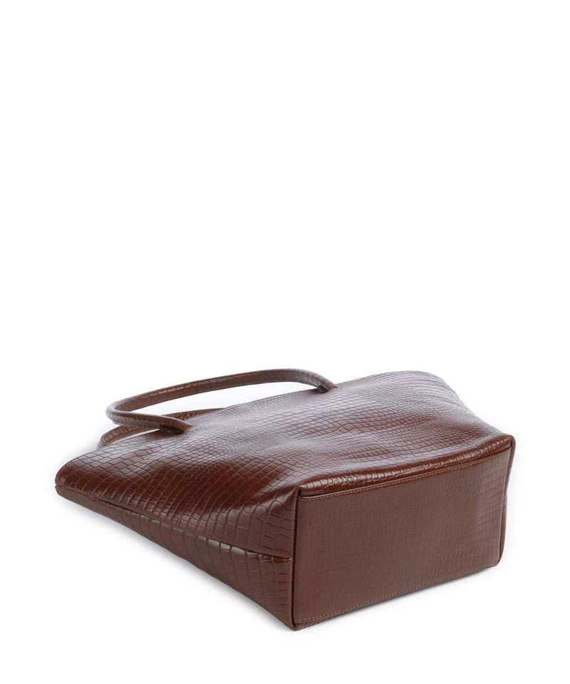 Depeche Fashion Favourites Bolsa shopping cognac croco