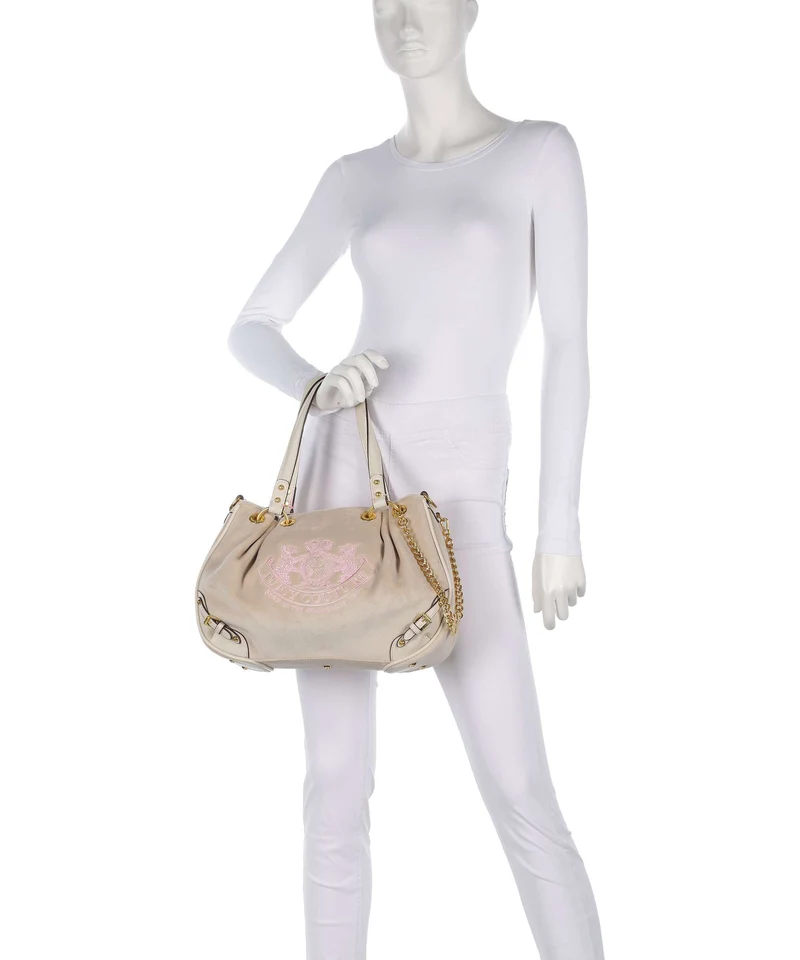 Juicy Couture Twig Narrative Velvet M Bolso de hobo marshmallow