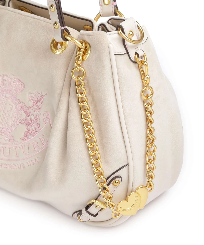Juicy Couture Twig Narrative Velvet M Bolso de hobo marshmallow