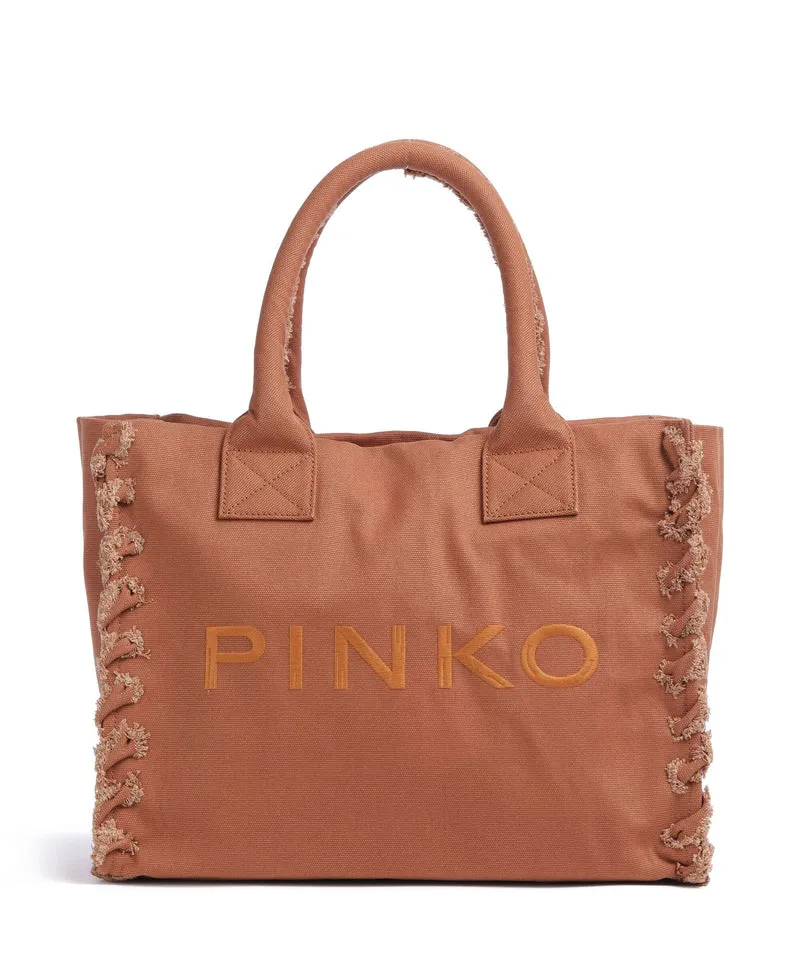 Pinko Beach Bolso de mano beige/scoiattolo