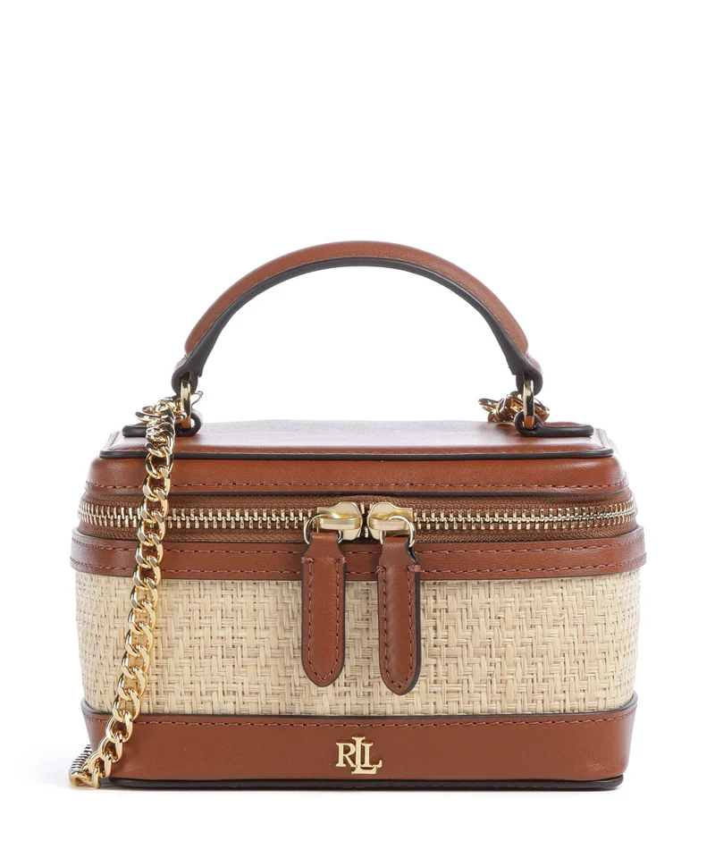 Lauren Ralph Lauren Hallee Small Bandolera natural/lauren tan