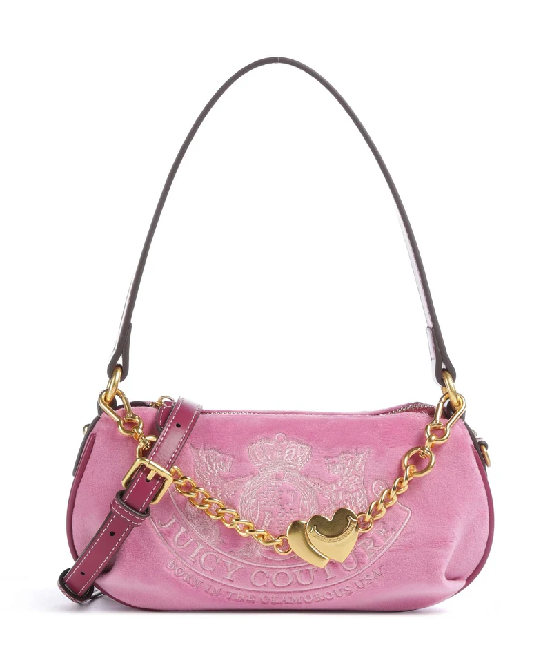 Juicy Couture Twig Narrative S Bolso de hombro super pink
