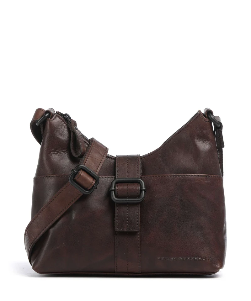 Spikes & Sparrow Bronco Ellesse Bandolera dark brown