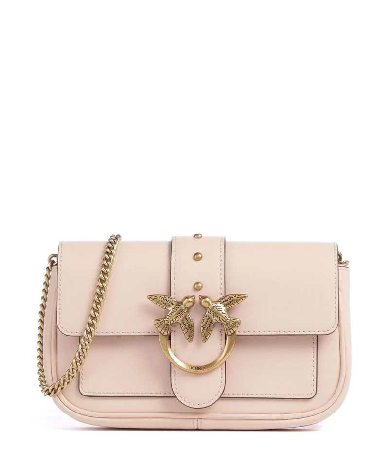 Pinko Love One Pocket Monedero light pink/antique gold