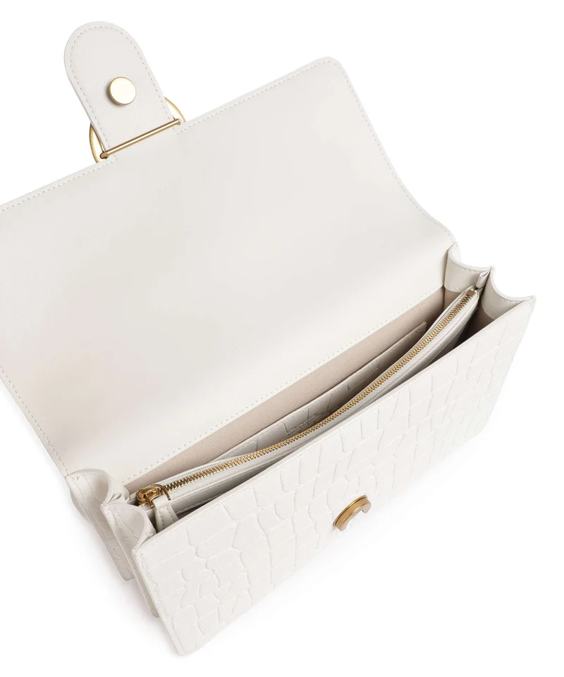 Pinko Love One Classic Bolso de hombro bianco nembo/antique gold