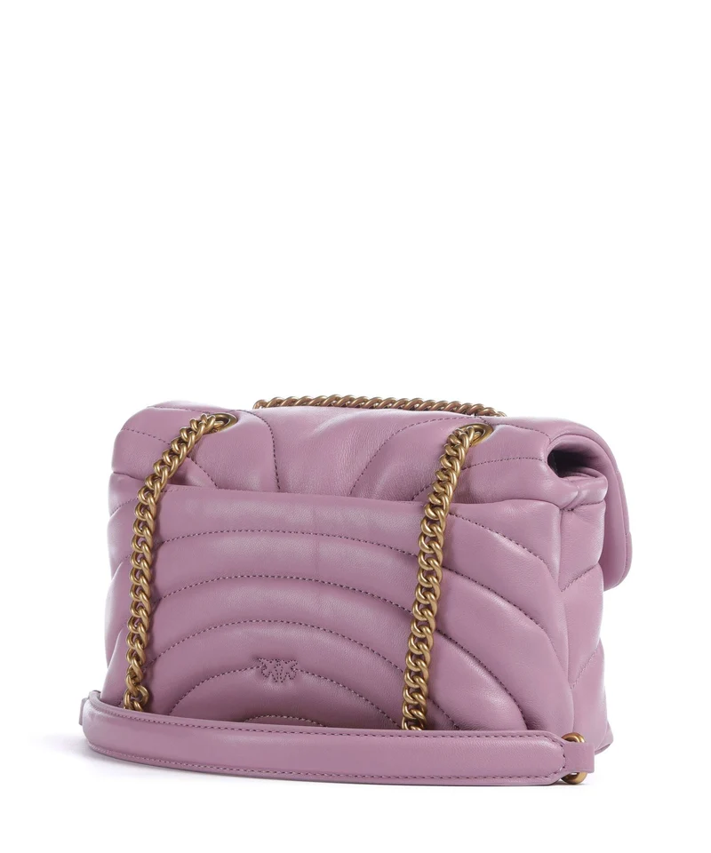 Pinko Love Puff Mini Bolso de hombro lilla/antique gold