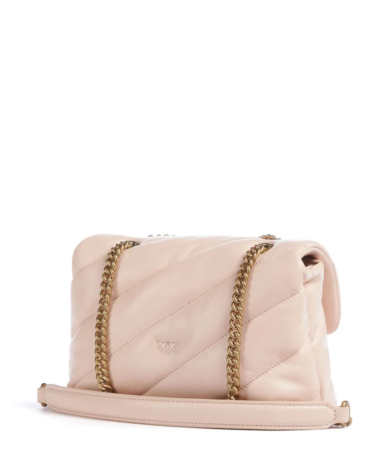 Pinko Love Puff Mini Bolso de hombro light pink/antique gold