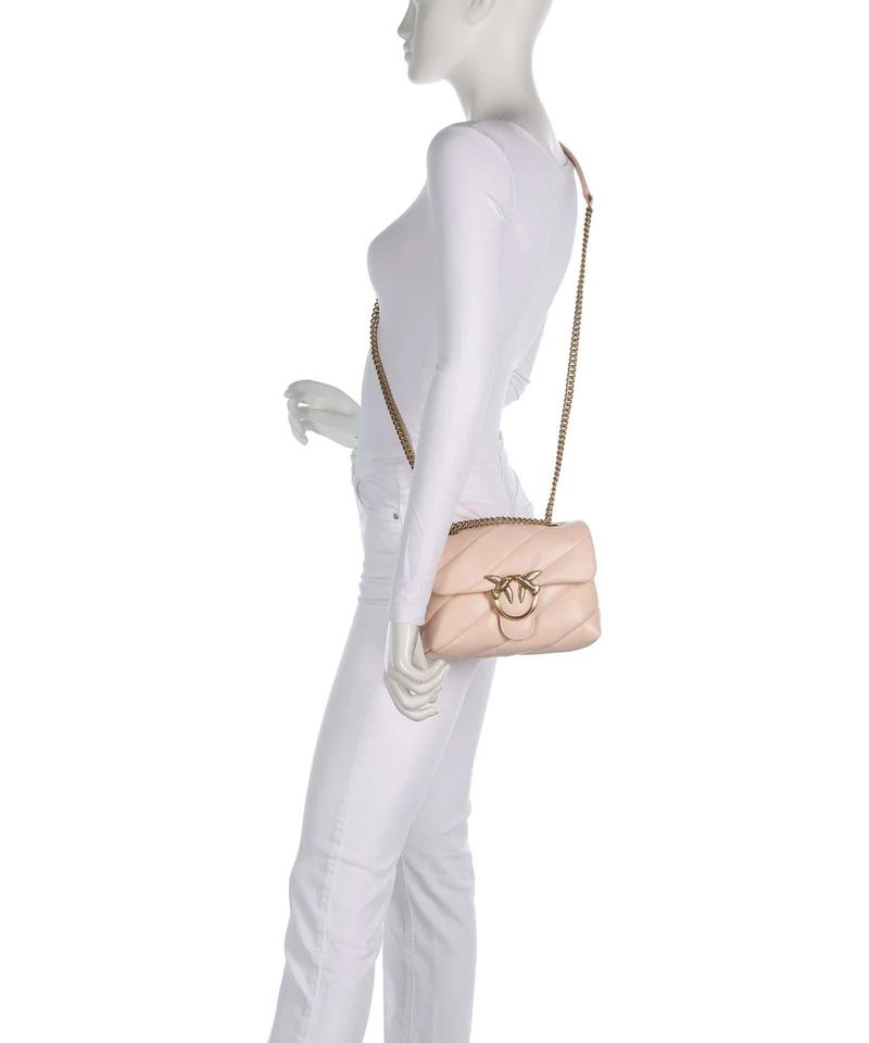 Pinko Love Puff Mini Bolso de hombro light pink/antique gold