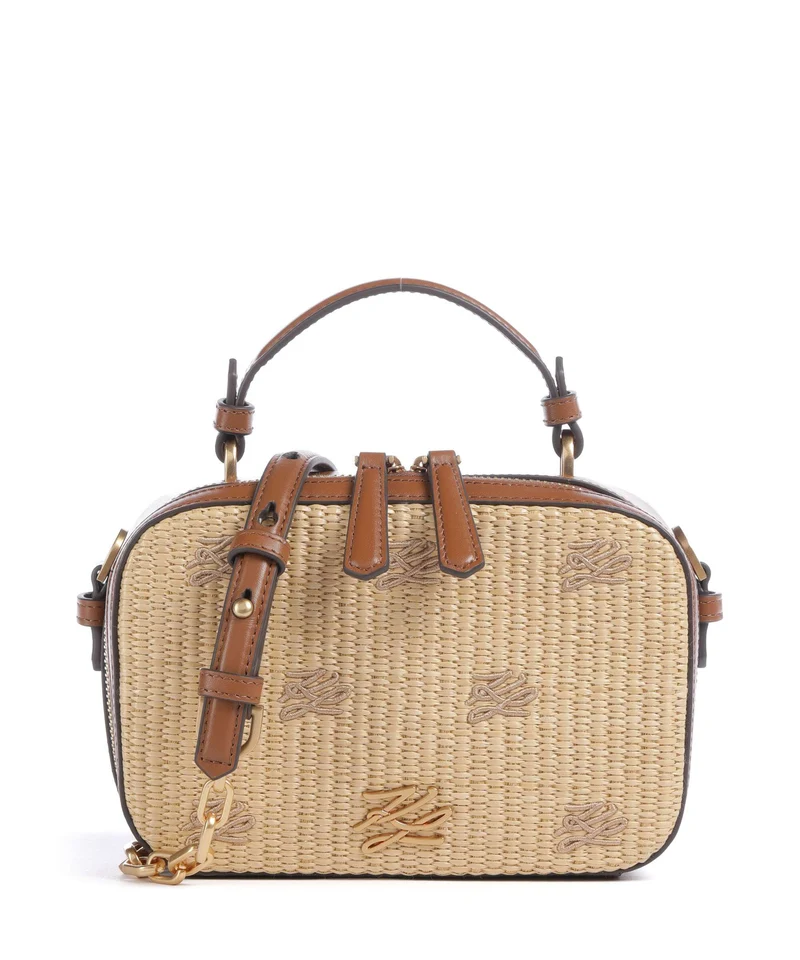 Karl Lagerfeld K/Autograph Small Bolso de mano natural/tan
