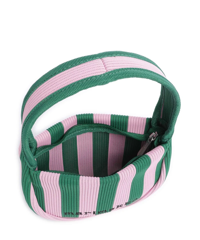 Marimekko Knitted Merirosvo Bolso de mano pink/dark green