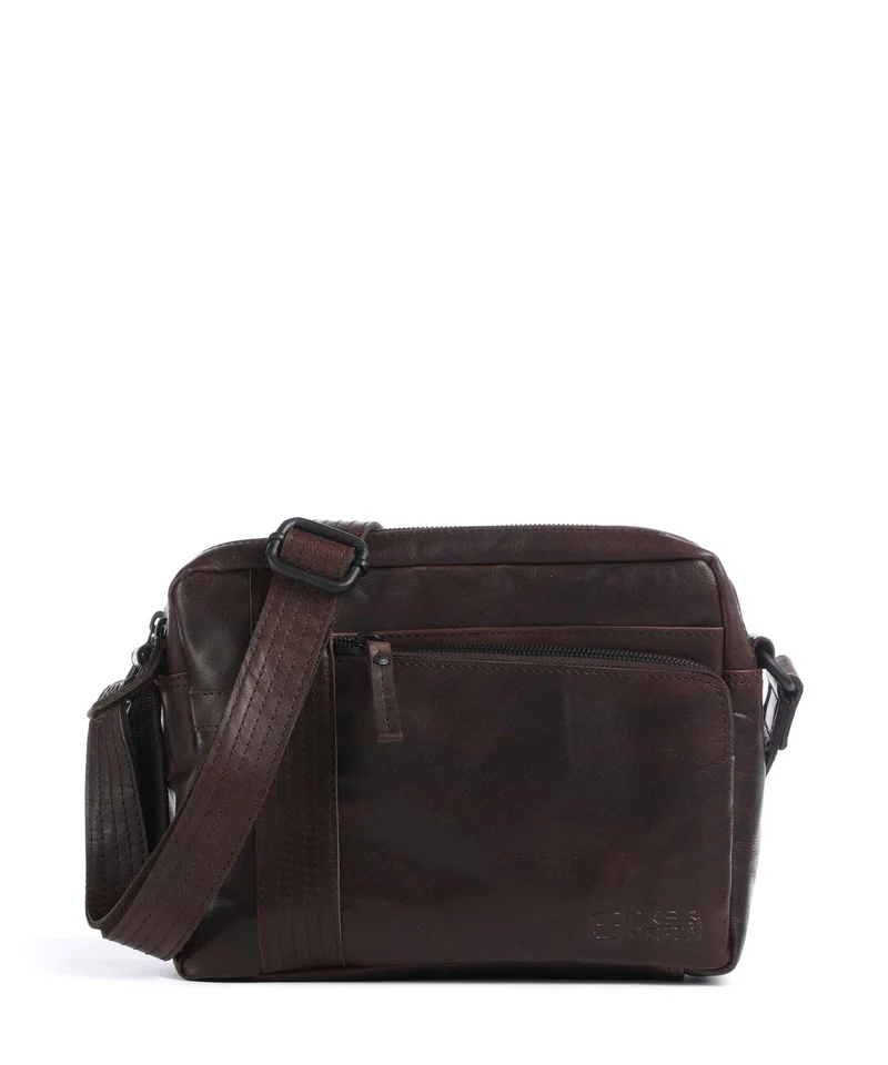 Spikes & Sparrow Bronco Ayden Bandolera dark brown