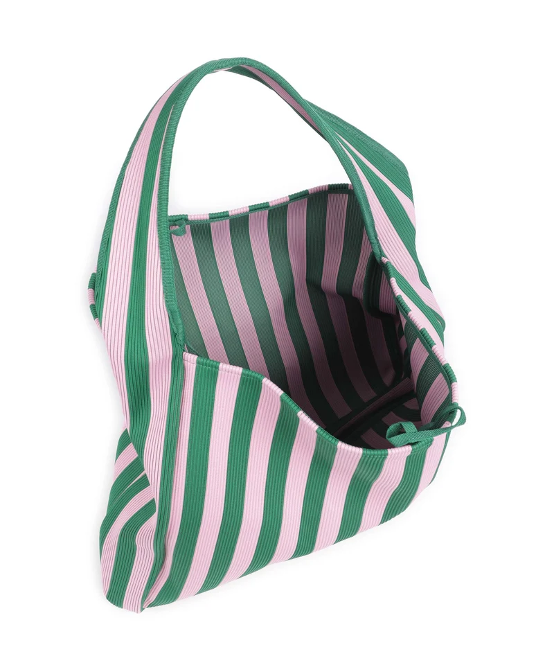 Marimekko Knitted Merirosvo Bolso de hobo pink/dark green