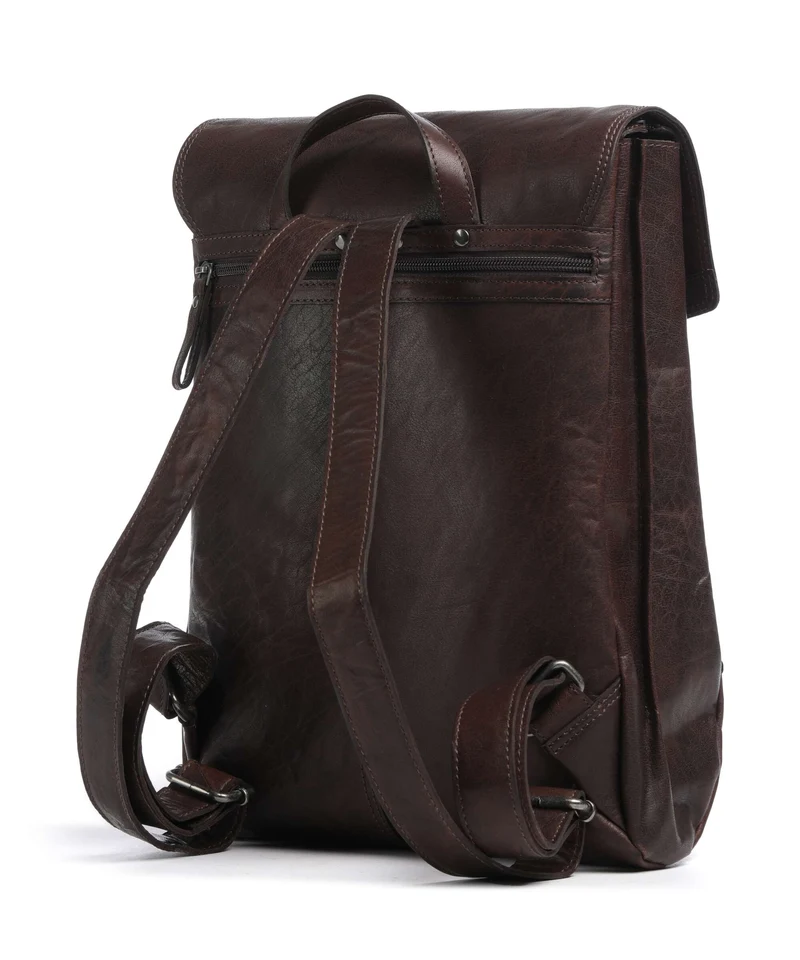 Spikes & Sparrow Bronco Marlotte Mochila para portátil dark brown