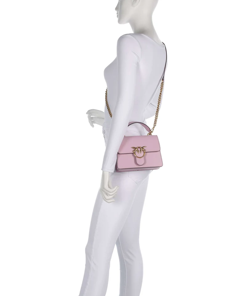 Pinko Love One Mini Bolso de mano rosa chiaro/antique gold