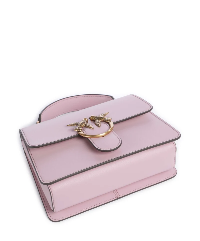 Pinko Love One Mini Bolso de mano rosa chiaro/antique gold