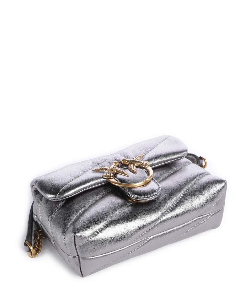 Pinko Love Puff Baby Bolso de hombro antracite/antique gold