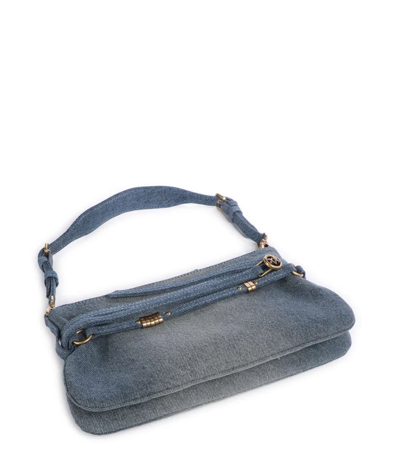 Pinko Belt Mini Bolso de hombro lavaggio medio/antique gold