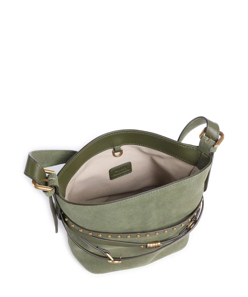 Pinko Belt Mini Bucket bolso de mano oliva capulet/antique gold