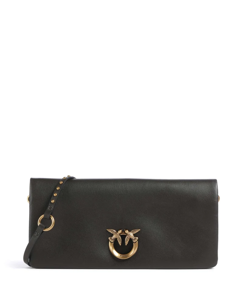 Pinko Click Soft Classic Bandolera verde fango/antique gold