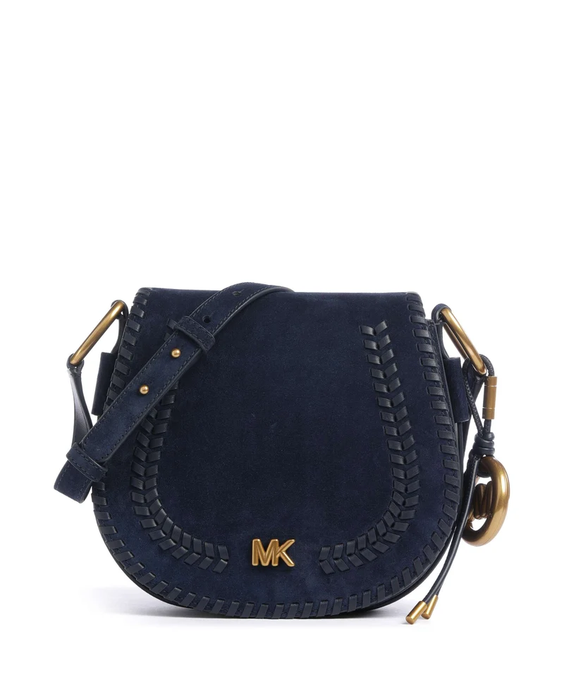 Michael Kors Josie Bandolera dress blues