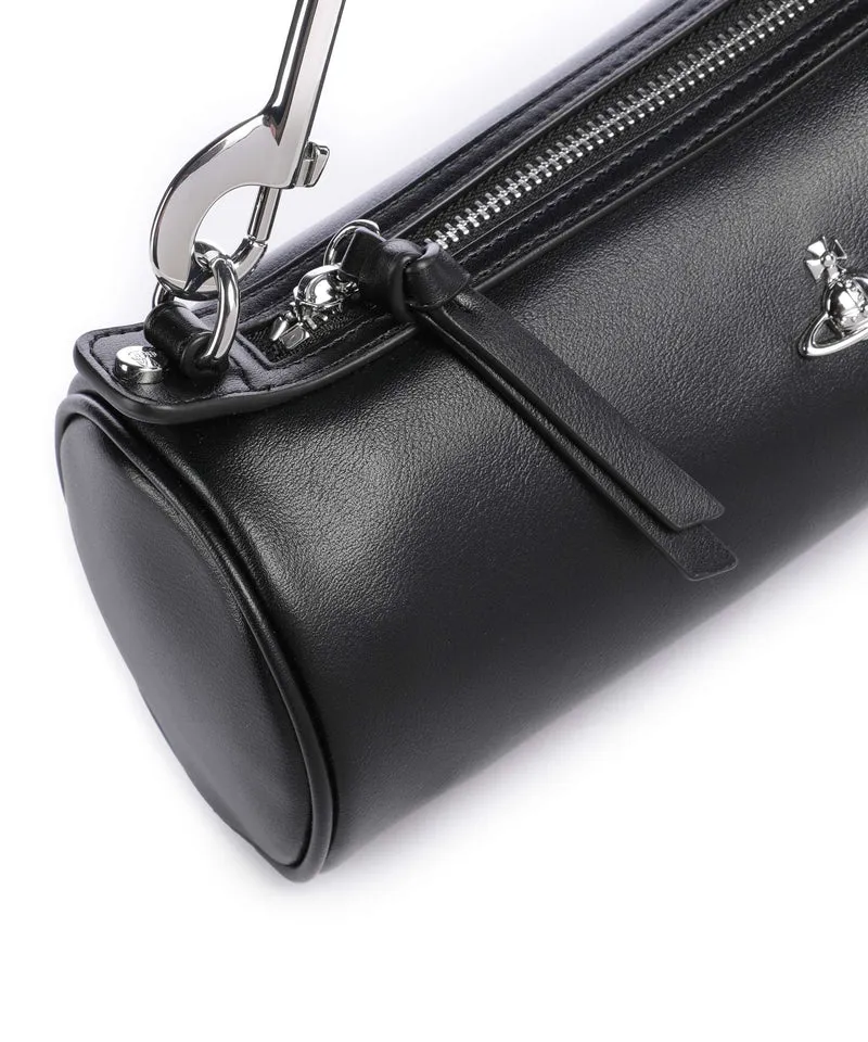 Vivienne Westwood Cindy Cylinder Smooth Bolso de hombro black