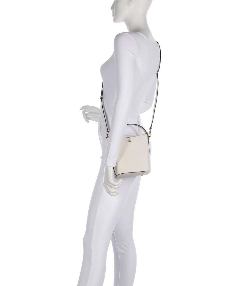 Lauren Ralph Lauren Reese Small Bucket bolso de mano soft white/pb