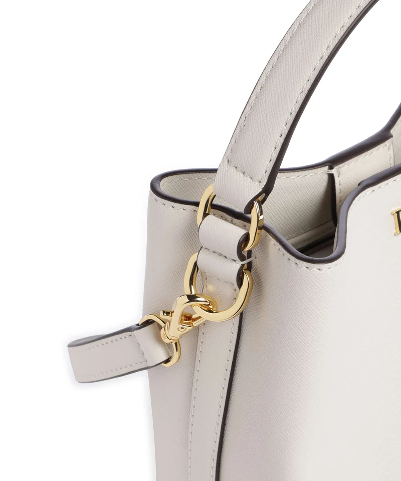 Lauren Ralph Lauren Reese Small Bucket bolso de mano soft white/pb