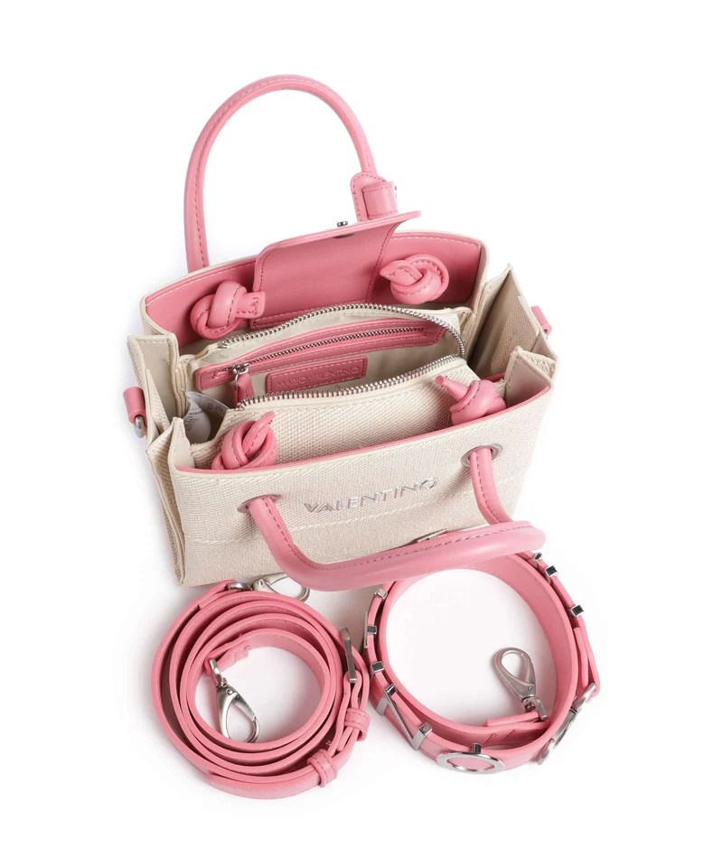 Valentino Bags Alexia Summer Bolso de mano naturale/rosa