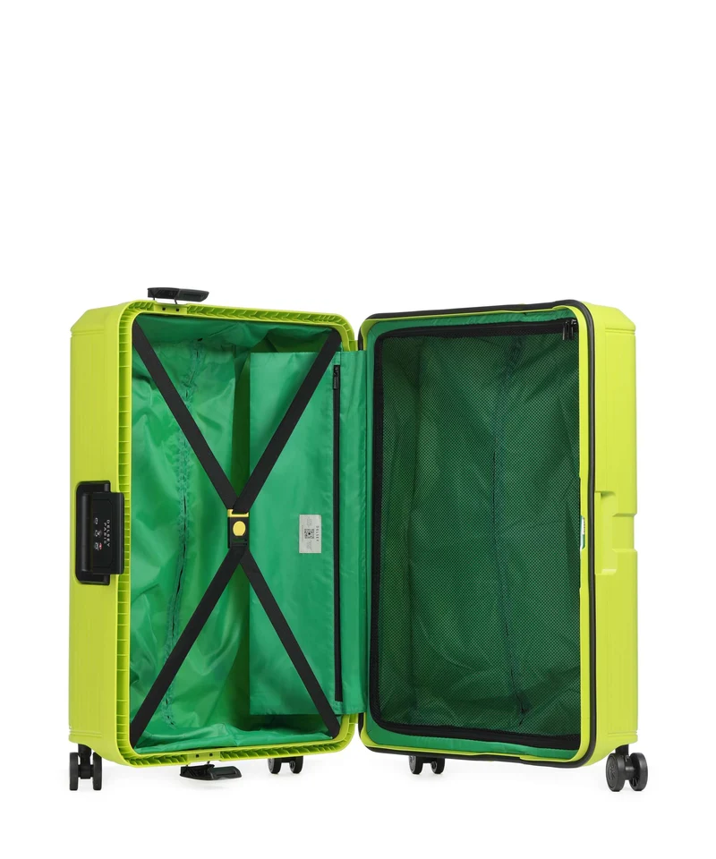 Delsey Paris x United Colors of Benetton CB Hard Maleta con 4 ruedas lime