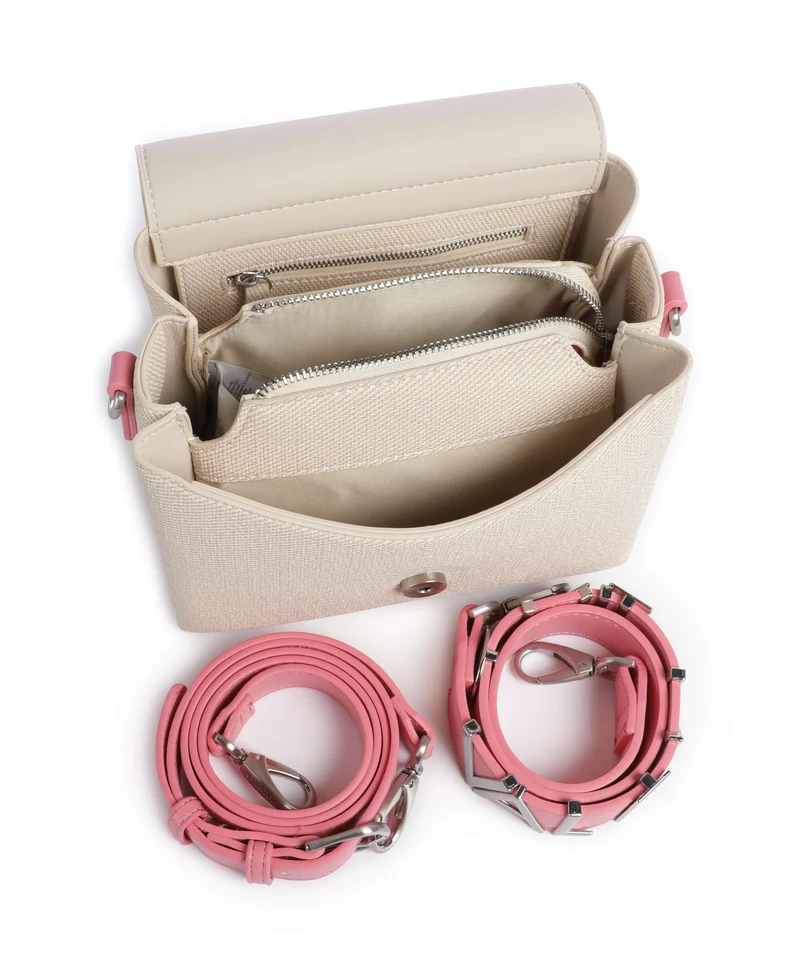 Valentino Bags Alexia Summer Bandolera naturale/rosa