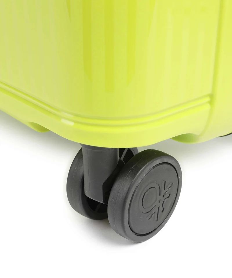 Delsey Paris x United Colors of Benetton CB Hard Maleta con 4 ruedas lime