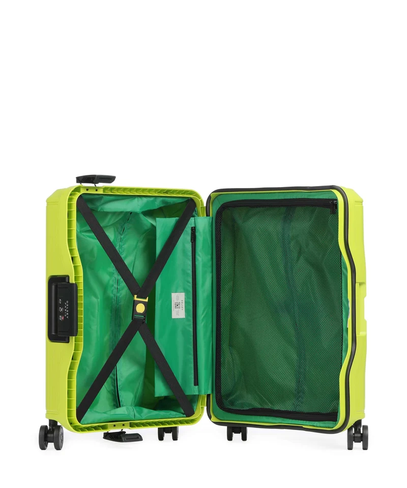 Delsey Paris x United Colors of Benetton CB Hard Maleta con 4 ruedas lime