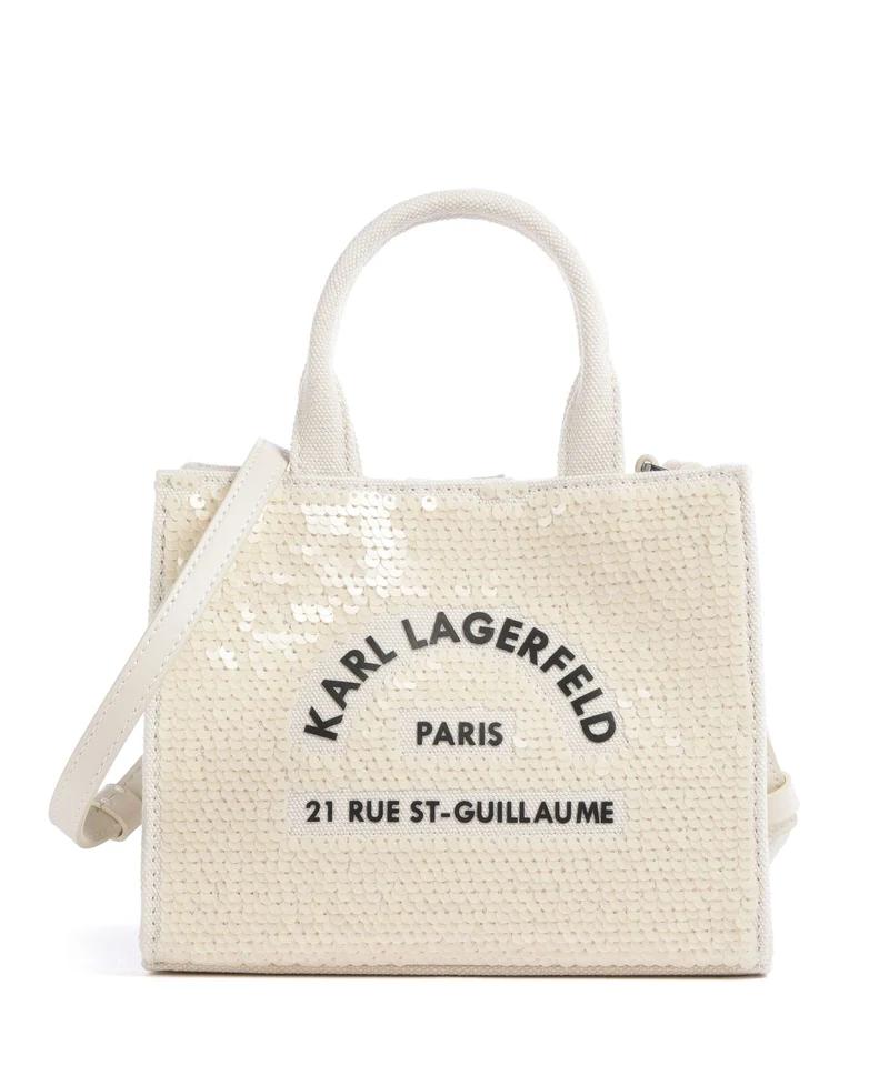 Karl Lagerfeld K/Rue St Guillaume Mini Bandolera natural
