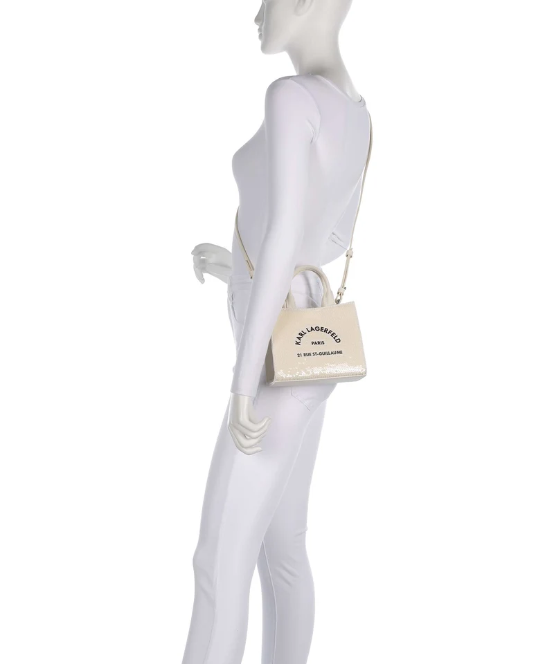 Karl Lagerfeld K/Rue St Guillaume Mini Bandolera natural