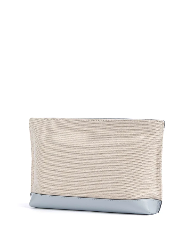 Lauren Ralph Lauren Bolso de cosméticos natural/buff canvas/alpine blue