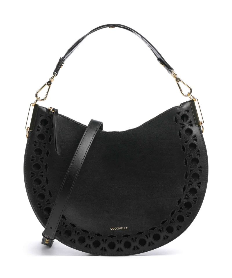 Coccinelle Sunup Monogram Sangallo Bolso de hobo noir
