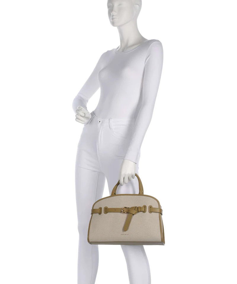 Coccinelle Sabine Canvas Bolso de mano natural/seagrass