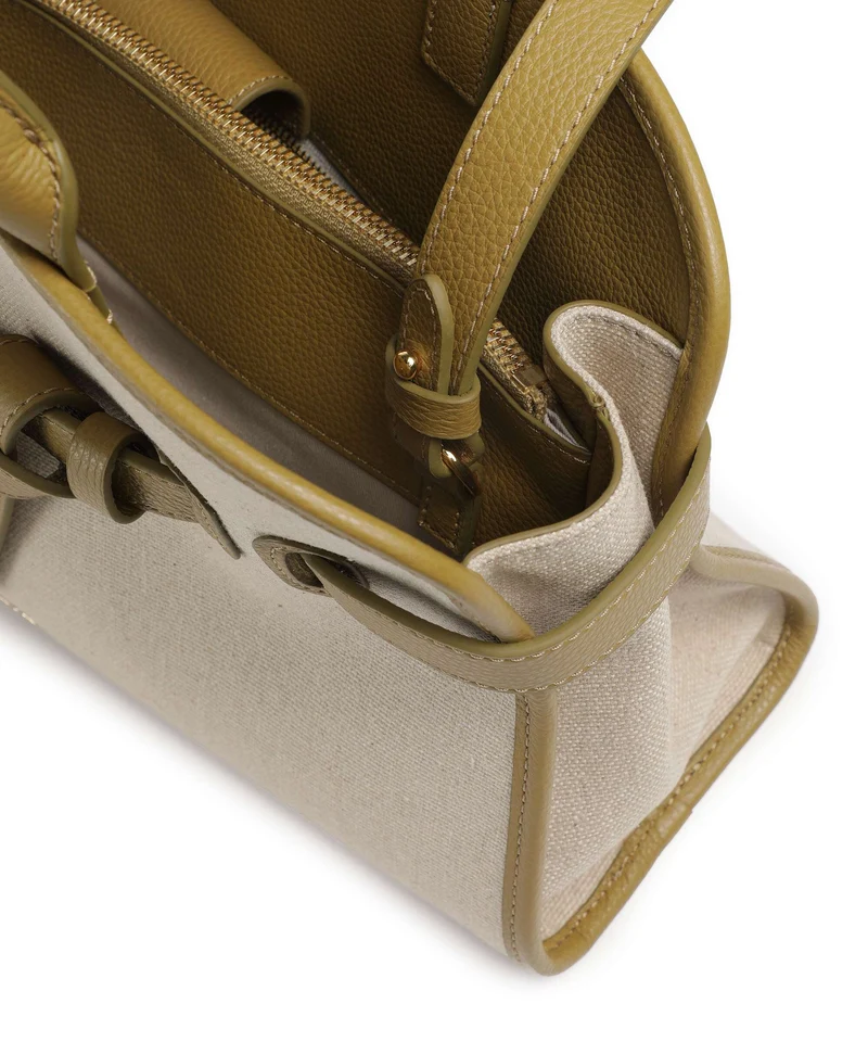 Coccinelle Sabine Canvas Bolso de mano natural/seagrass
