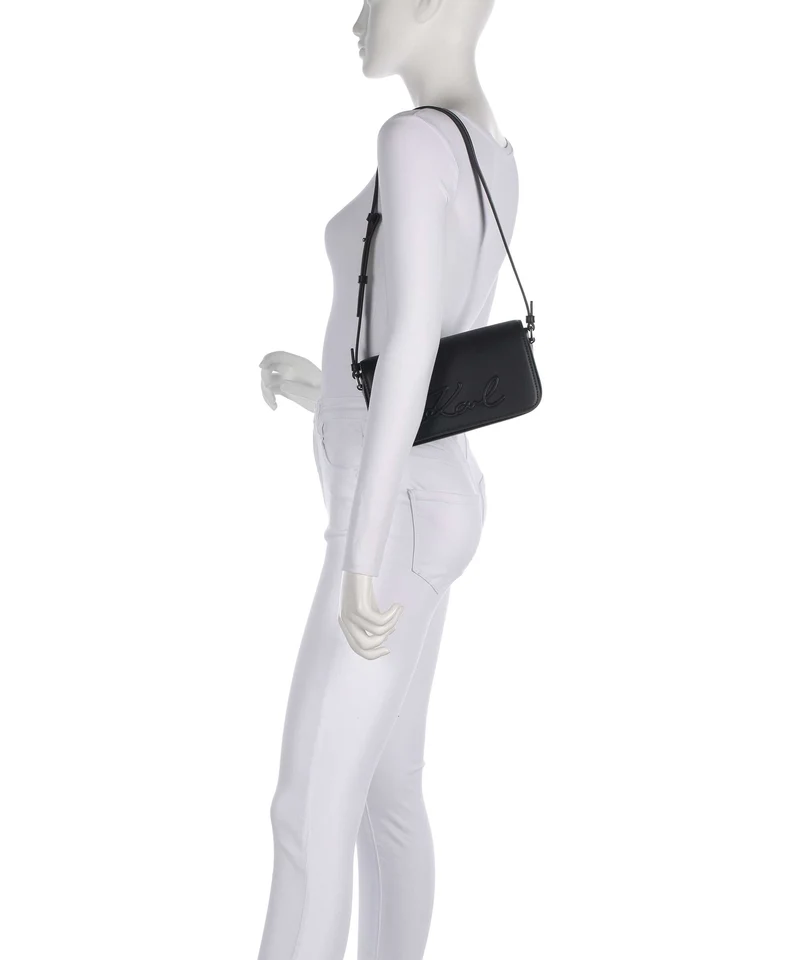 Karl Lagerfeld K/Ville Small Bolso de hombro black/nickel