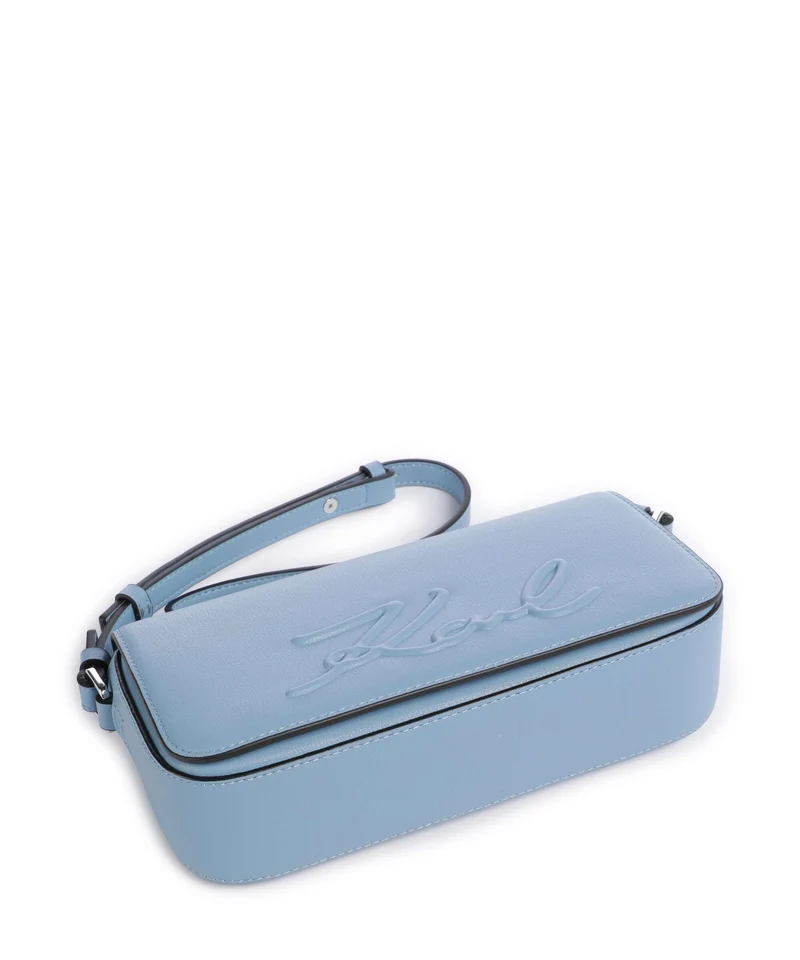 Karl Lagerfeld K/Ville Small Bolso de hombro blue bloom