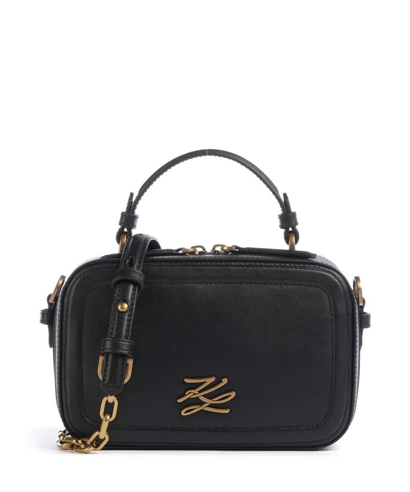 Karl Lagerfeld K/Autograph Small Bandolera black/gold