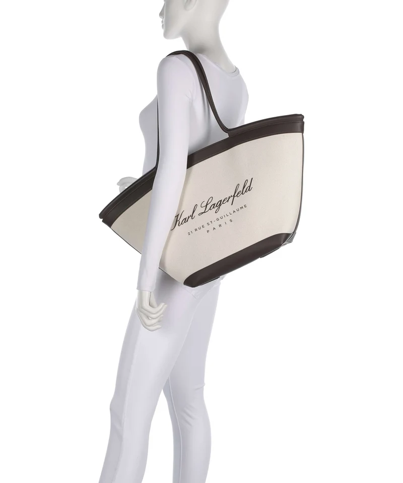 Karl Lagerfeld K/Hotel Karl Large Bolsa shopping natural