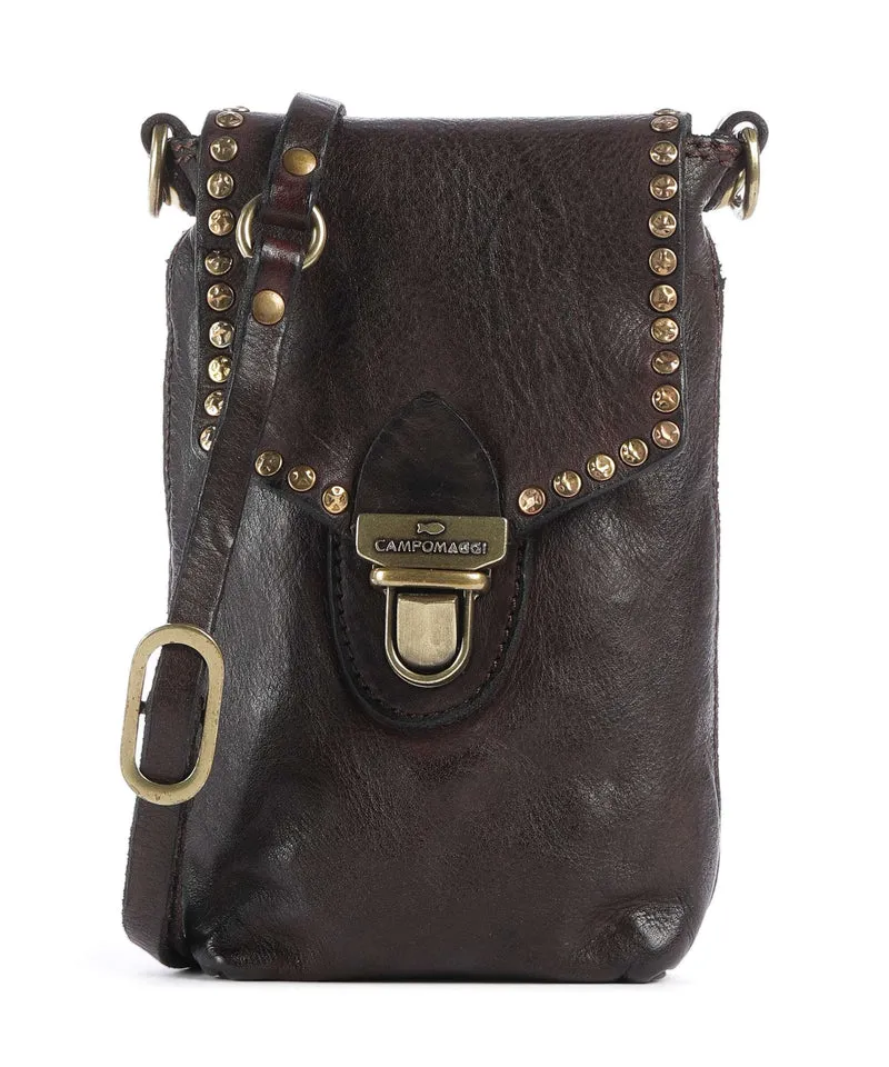 Campomaggi Bolsa para móvil brown