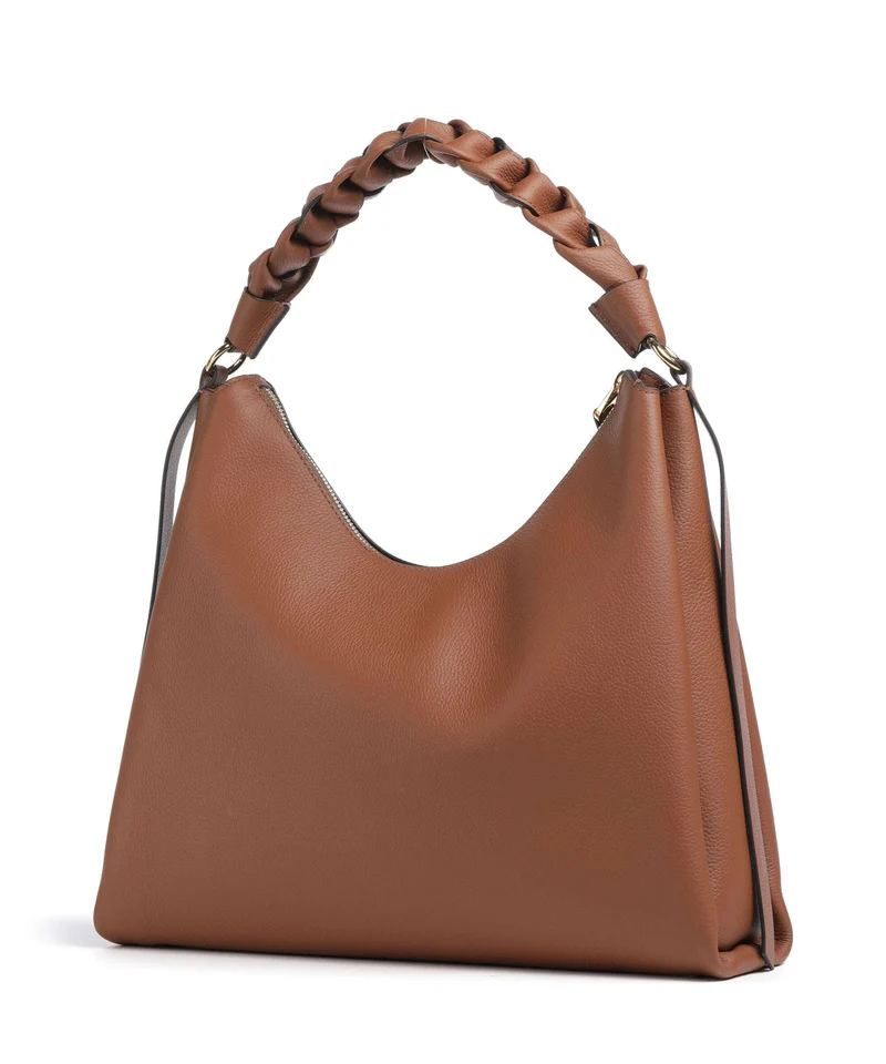 Coccinelle Boheme Grana Double Bolso de hobo cognac/noir