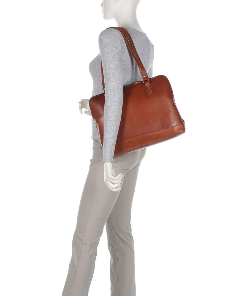 The Chesterfield Brand Novum Selvino Bolso de hombro cognac