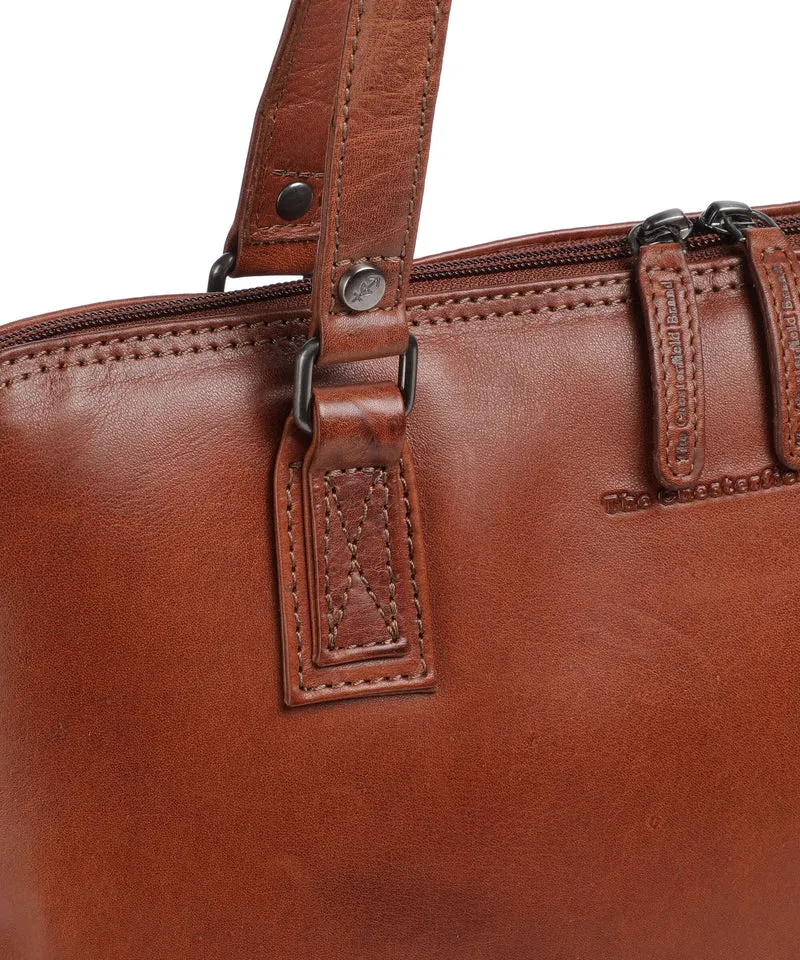 The Chesterfield Brand Novum Selvino Bolso de hombro cognac